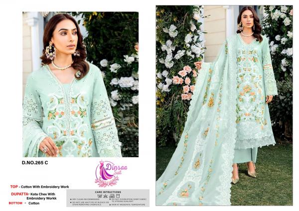 Dinsaa 265 A To D Embroidered Pakistani Salwar Kameez